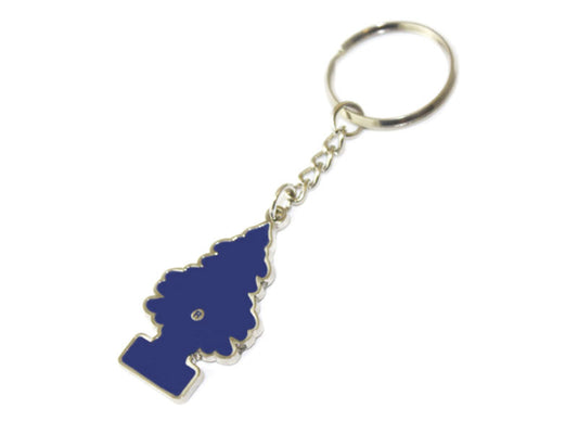 Breloc albastru Wunder-Baum in forma de bradut