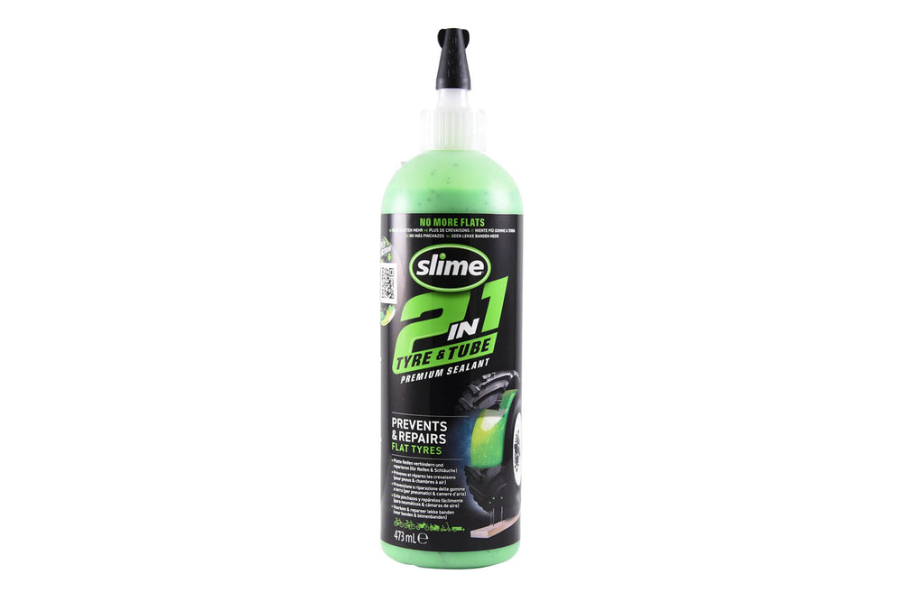 Slime 2-in-1 Sigilant Anvelope si Camere, previne si repara, potrivit pentru toate vehiculele off-highway, 473ml