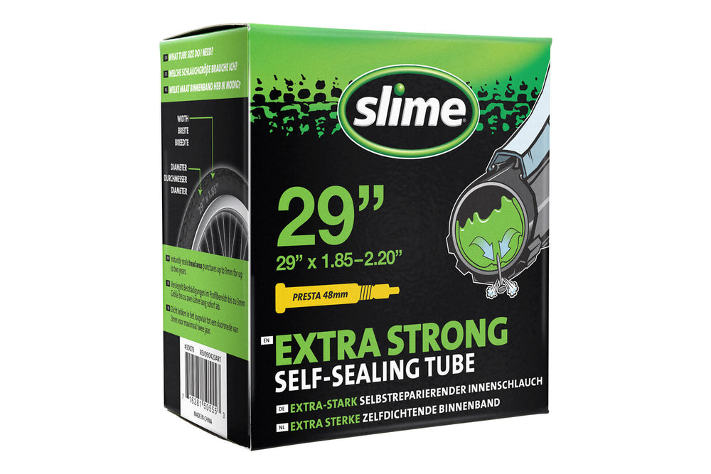 Camera Slime pentru bicicleta cu solutie Slime de etansare pana – 29" x 1.85 - 2.20" valva Presta