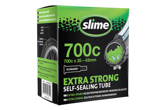 Camera Slime pentru bicicleta cu solutie de etansare Slime – 700 x 35-43 valva Schrader