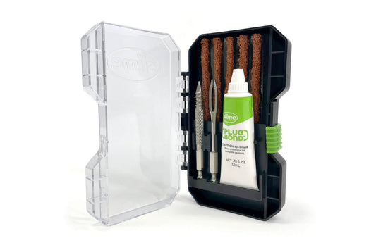 Kit Slime pentru reparatie anvelope cu burghiu si dopuri - set de 9 piese