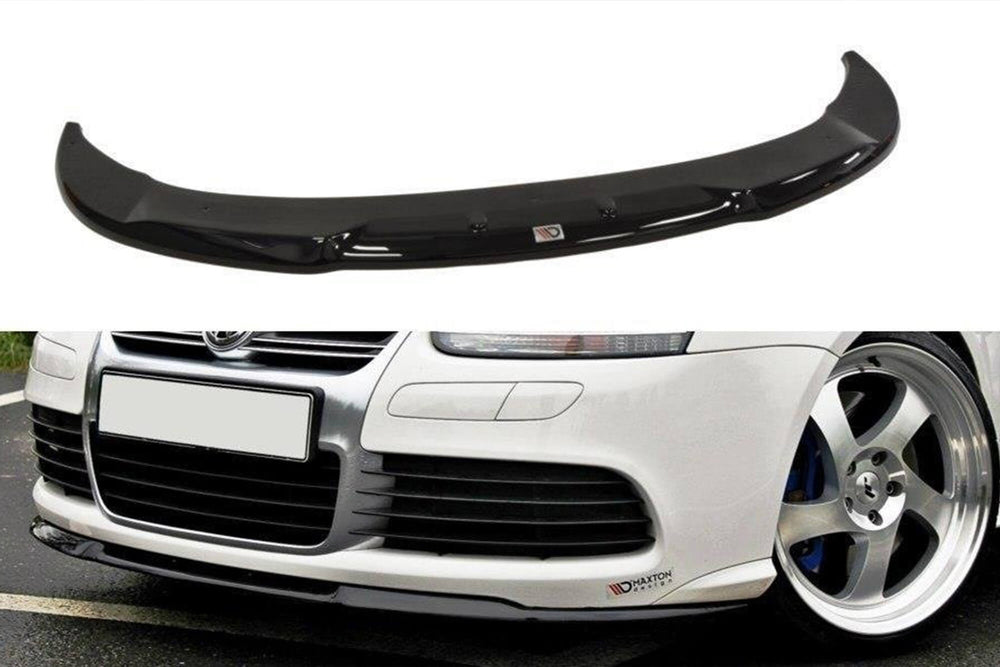 Splitter Maxton Design tip Cupra pentru bara fata R32 VW Golf V (2003-2008), negru lucios