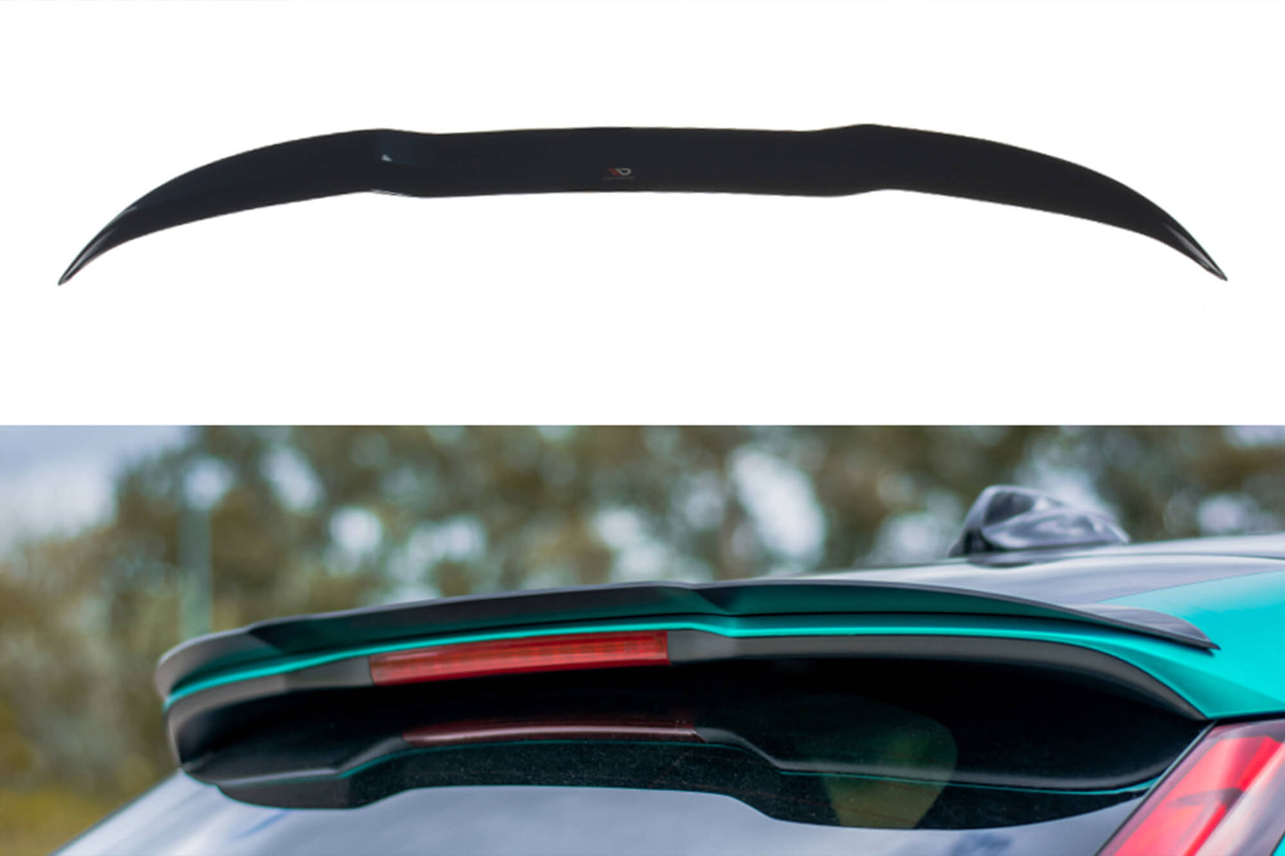 Spoiler Maxton Design tip R-Design pentru portbagaj Volvo V40 (2012-2019), negru mat