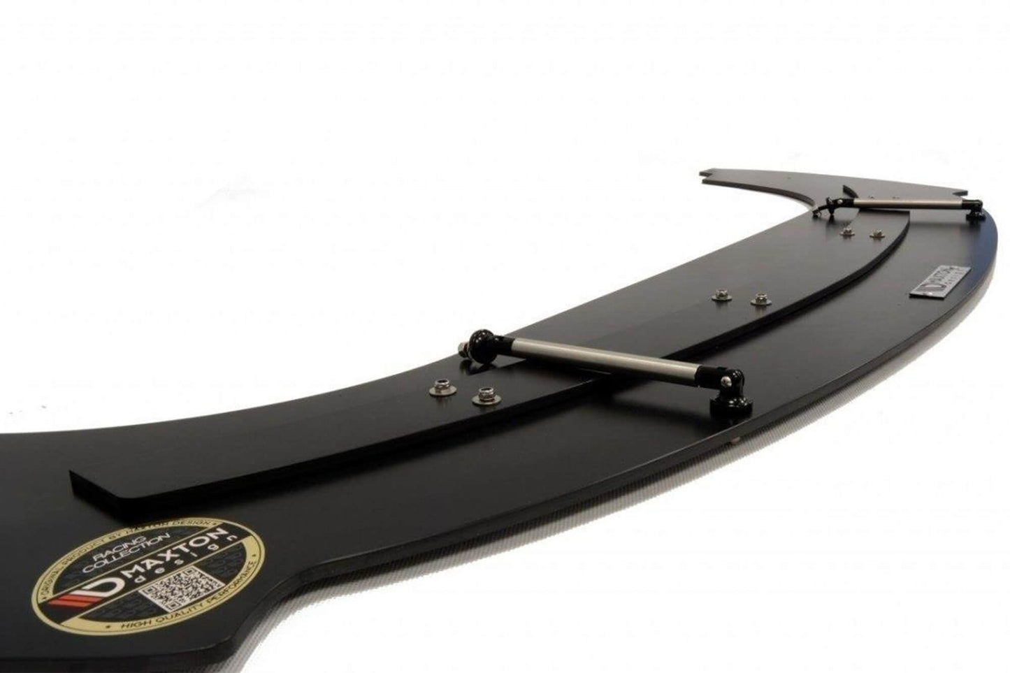 Spoiler Maxton Design tip Racing pentru bara fata GTI VW Golf V 30TH (2003-2008), negru mat