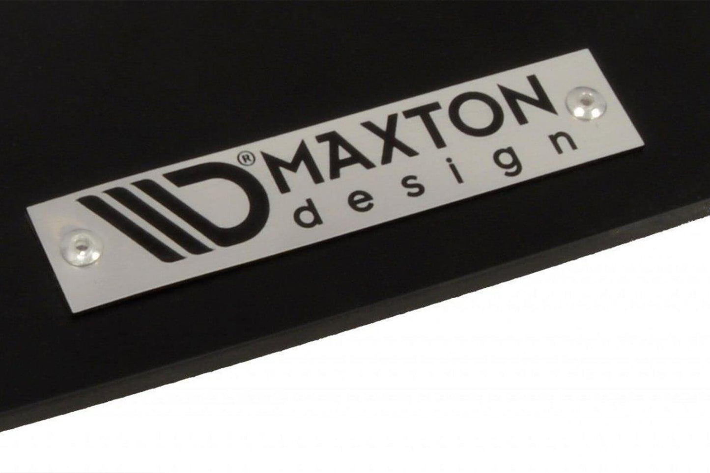 Spoiler Maxton Design tip Racing pentru bara fata GTI VW Golf V 30TH (2003-2008), negru mat