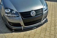 Spoiler Maxton Design tip Racing pentru bara fata GTI VW Golf V 30TH (2003-2008), negru mat