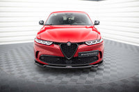 Spoiler Maxton Design versiunea 1 pentru Alfa Romeo Tonale bară față după 2022, negru lucios