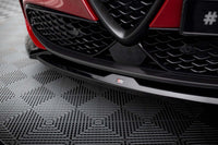 Spoiler Maxton Design versiunea 1 pentru Alfa Romeo Tonale bară față după 2022, negru lucios