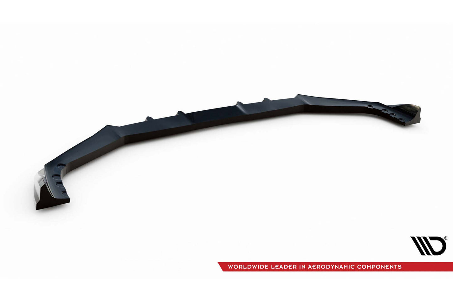 Splitter Maxton Design versiunea 1 pentru bara fata BMW X5 M F95 (dupa 2023), lac negru