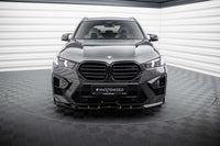Splitter Maxton Design versiunea 1 pentru bara fata BMW X5 M F95 (dupa 2023), lac negru