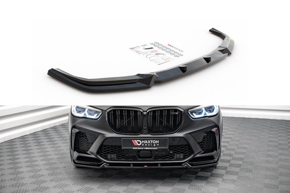 Maxton Design insert difuser Street Pro pentru BMW X5M F95 (dupa 2018), negru mat