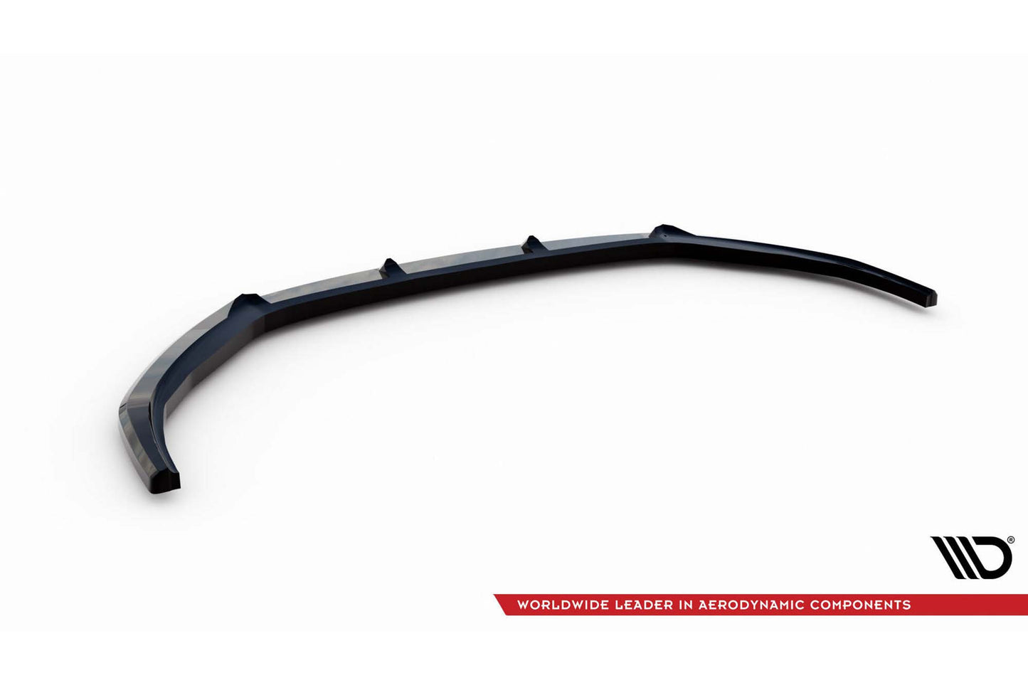 Splitter Maxton Design versiunea 1 pentru bara fata Opel Corsa F dupa 2019, lac negru