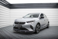 Splitter Maxton Design versiunea 1 pentru bara fata Opel Corsa F dupa 2019, lac negru