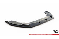 Spoiler Maxton Design versiunea 1 pentru bara fata Volkswagen Crafter dupa 2016, lac negru