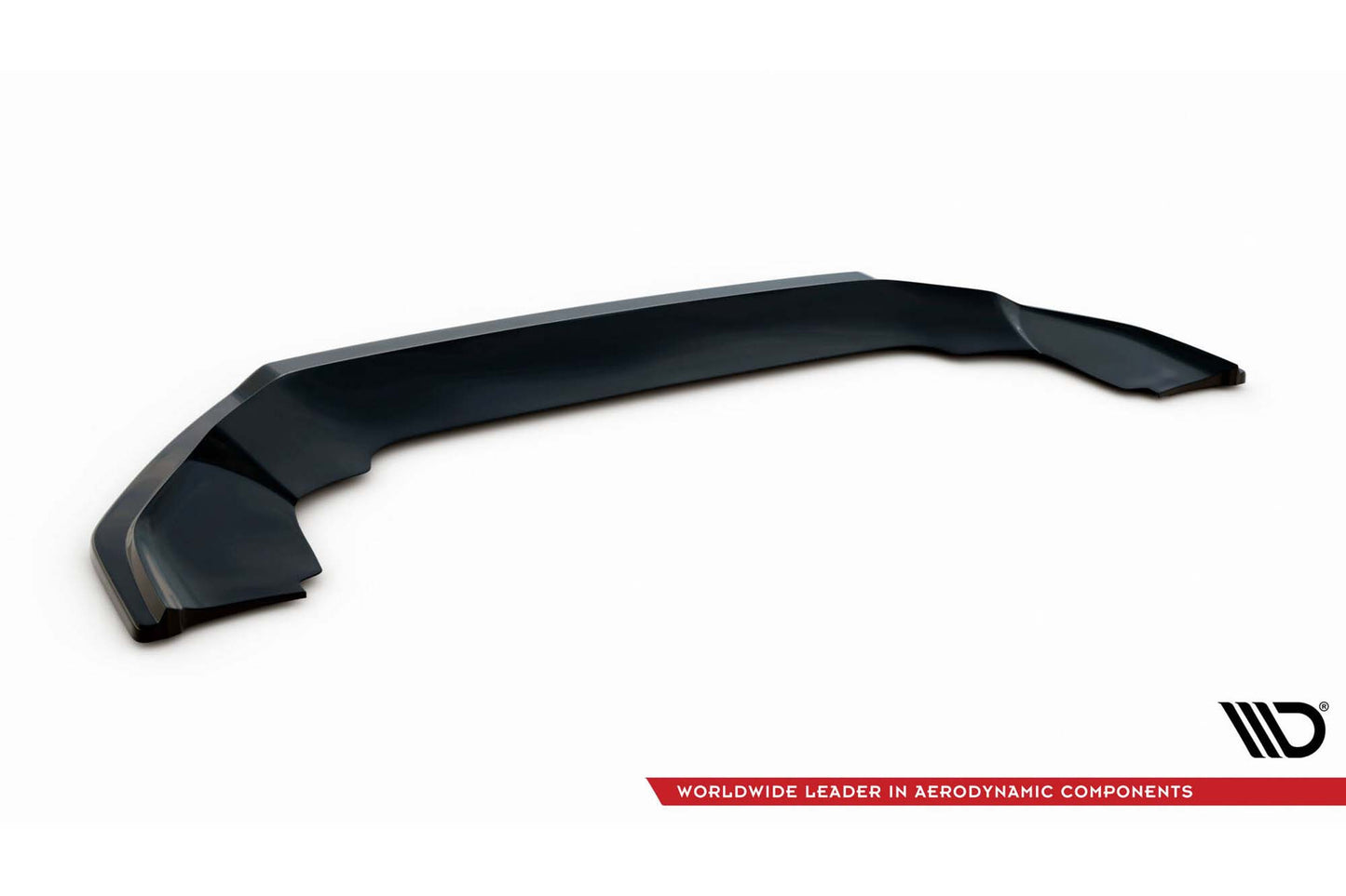 Spoiler Maxton Design versiunea 1 pentru bara fata Volkswagen Crafter dupa 2016, lac negru