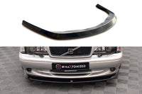 Spoiler Maxton Design versiunea 1 pentru bara față Volvo C70 MK1 (1997-2005), negru mat