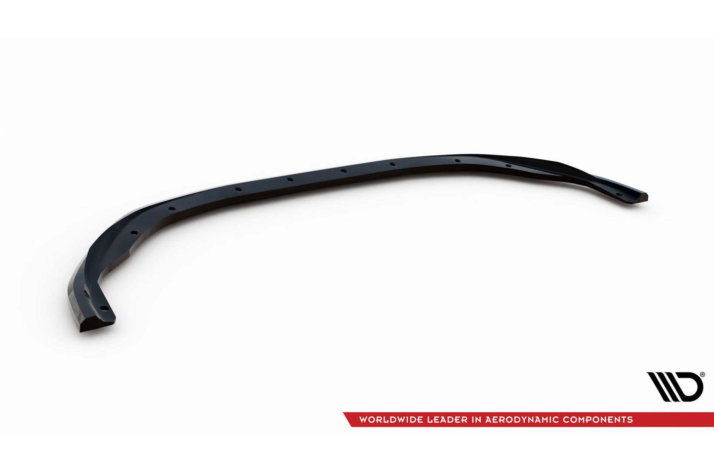 Splitter Maxton Design versiunea 2 pentru bara fata RS Line Renault Clio (2019-2023), lac negru