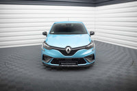 Splitter Maxton Design versiunea 2 pentru bara fata RS Line Renault Clio (2019-2023), lac negru