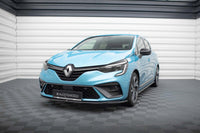 Splitter Maxton Design versiunea 2 pentru bara fata RS Line Renault Clio (2019-2023), lac negru