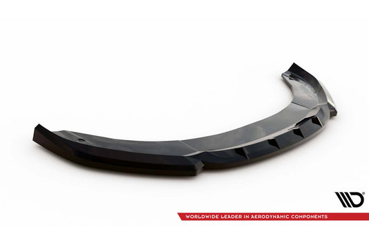 Spoiler Maxton Design versiunea 2 pentru Alfa Romeo Tonale bara față după 2022, negru lucios