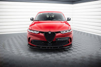 Spoiler Maxton Design versiunea 2 pentru Alfa Romeo Tonale bara față după 2022, negru lucios
