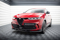 Spoiler Maxton Design versiunea 2 pentru Alfa Romeo Tonale bara față după 2022, negru lucios