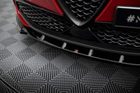 Spoiler Maxton Design versiunea 2 pentru Alfa Romeo Tonale bara față după 2022, negru lucios
