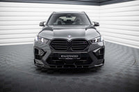 Splitter bara fata versiunea 2 Maxton Design pentru BMW X5 M F95 (dupa 2023), lac negru