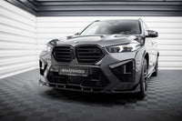 Splitter bara fata versiunea 2 Maxton Design pentru BMW X5 M F95 (dupa 2023), lac negru