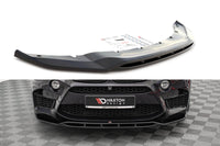 Splitter Maxton Design versiunea 2 pentru bara fata BMW X5M F85, X6M F86 (2014-2018), culoare carbon
