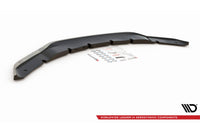 Splitter Maxton Design versiunea 2 pentru bara fata BMW X5M F85, X6M F86 (2014-2018), culoare carbon