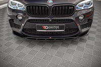 Splitter Maxton Design versiunea 2 pentru bara fata BMW X5M F85, X6M F86 (2014-2018), culoare carbon