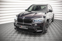 Splitter Maxton Design versiunea 2 pentru bara fata BMW X5M F85, X6M F86 (2014-2018), culoare carbon