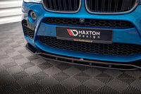 Splitter Maxton Design versiunea 2 pentru bara fata BMW X5M F85, X6M F86 (2014-2018), culoare carbon