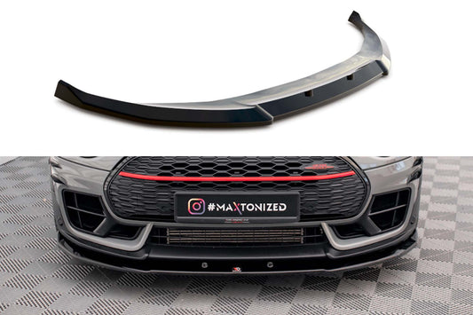Spoiler bara fata Maxton Design versiunea 2 pentru Mini Cooper Clubman John Cooper Works F54 (2015-2019), lac negru