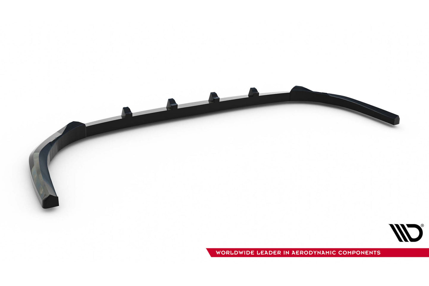 Spoiler Maxton Design versiunea 2 pentru bara fata Toyota Highlander dupa 2019, lac negru