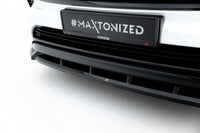 Spoiler Maxton Design versiunea 2 pentru bara fata Toyota Highlander dupa 2019, lac negru