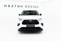 Spoiler Maxton Design versiunea 2 pentru bara fata Toyota Highlander dupa 2019, lac negru