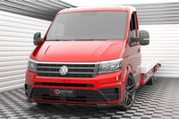 Splitter Maxton Design versiunea 2 pentru bara fata a Volkswagen Crafter dupa 2016, lac negru