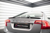 Spoiler portbagaj Maxton Design pentru Volvo S60 R-Design Mk2 (2010-2014), negru lucios