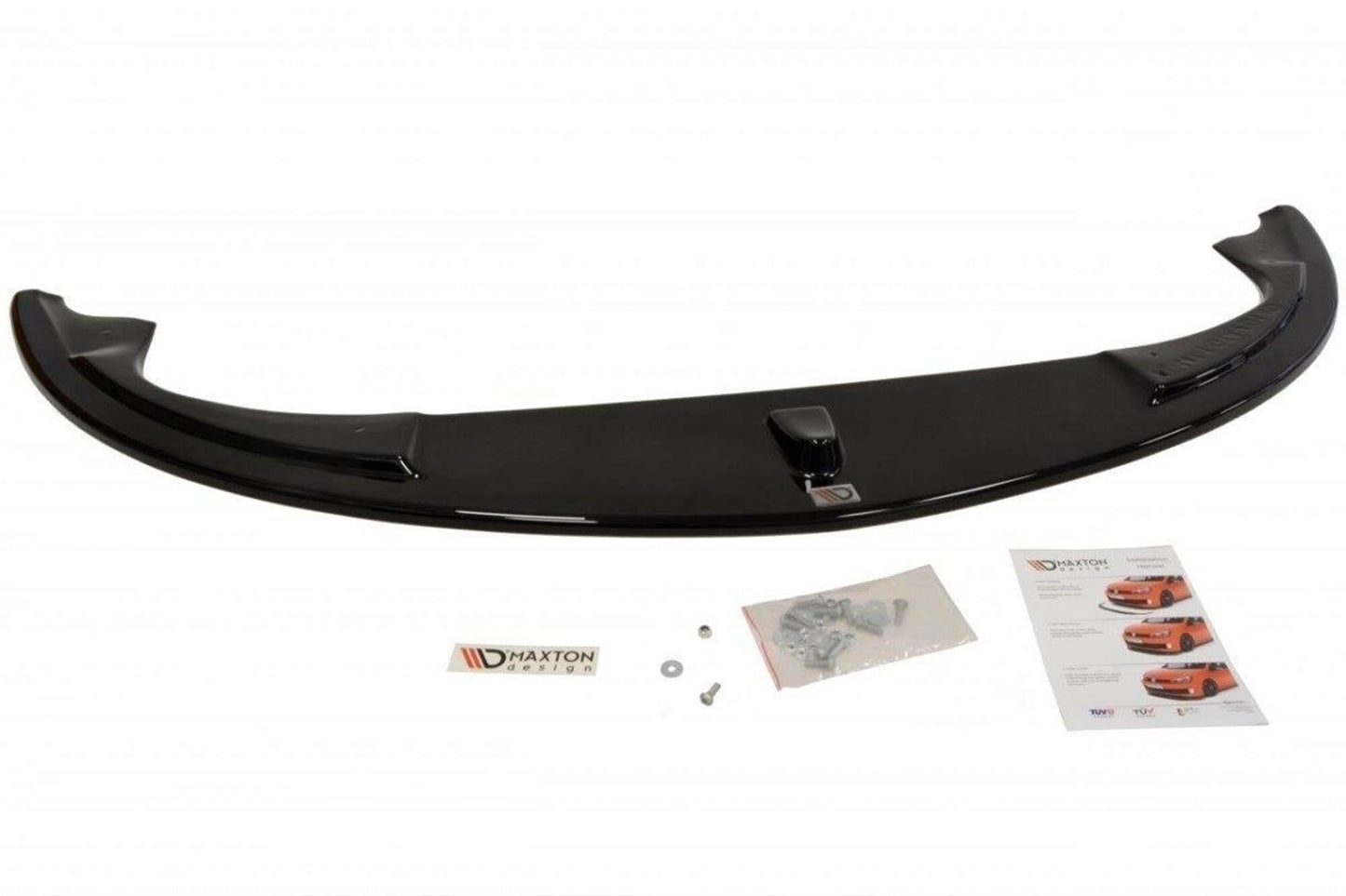 Spoiler Maxton Design pentru bara fata GTA Alfa Romeo 147 2002–2010, negru mat