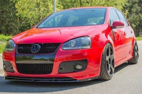 Spoiler Maxton Design pentru bara fata GTI VW Golf V 30TH (2003-2008), negru mat