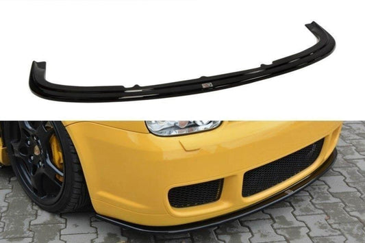 Spoiler Maxton Design pentru bara fata R32 la VW Golf IV (2002-2004), lac negru