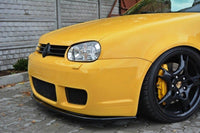 Spoiler Maxton Design pentru bara frontala R32 la VW Golf IV (2002-2004), negru mat