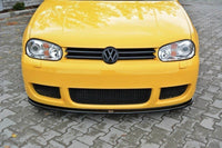 Spoiler Maxton Design pentru bara frontala R32 la VW Golf IV (2002-2004), negru mat