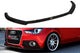 Spoiler Maxton Design pentru bara fata S-Line Audi A1 8X 2010-2013, negru mat