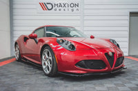 Maxton Design spoiler pentru Alfa Romeo 4C 2013-2017 bara fata, negru lucios
