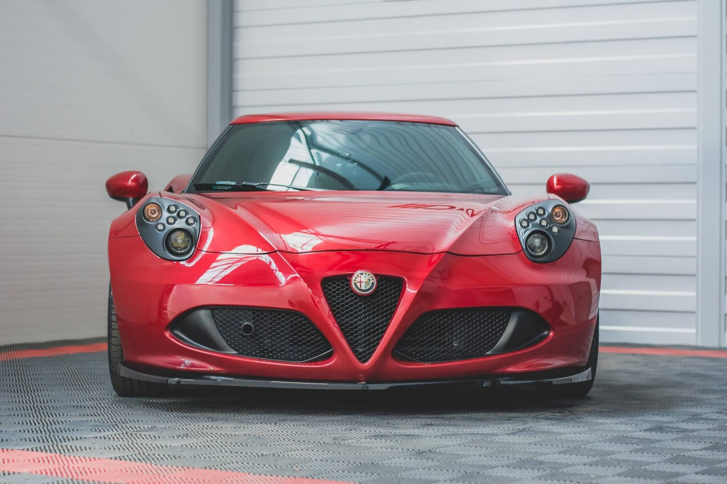 Maxton Design spoiler pentru Alfa Romeo 4C 2013-2017 bara fata, negru mat