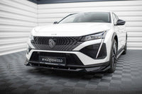 Splitter bara fata Maxton Design pentru Peugeot 408 (dupa 2022), lac negru
