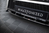 Splitter bara fata Maxton Design pentru Peugeot 408 (dupa 2022), lac negru